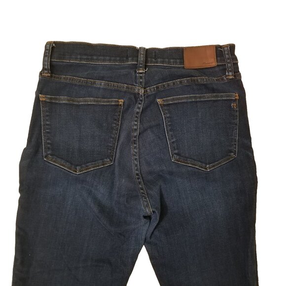 Madewell Jeans Size 29 Stretch Denim Dark Wash - Picture 4 of 8